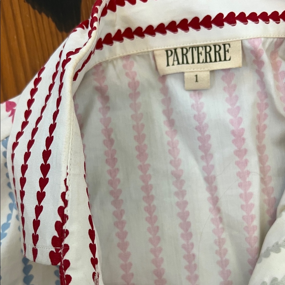 Parterre Vera Striped Multicolor Belted Shirt Dress - Picture 3 of 7